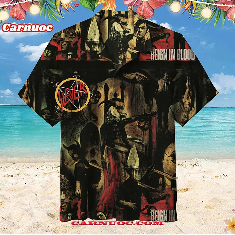 Slayer – “Reign In Blood” | Unisex Hawaiian Shirt