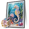 Seahorse-Special Shaped Diamond Painting