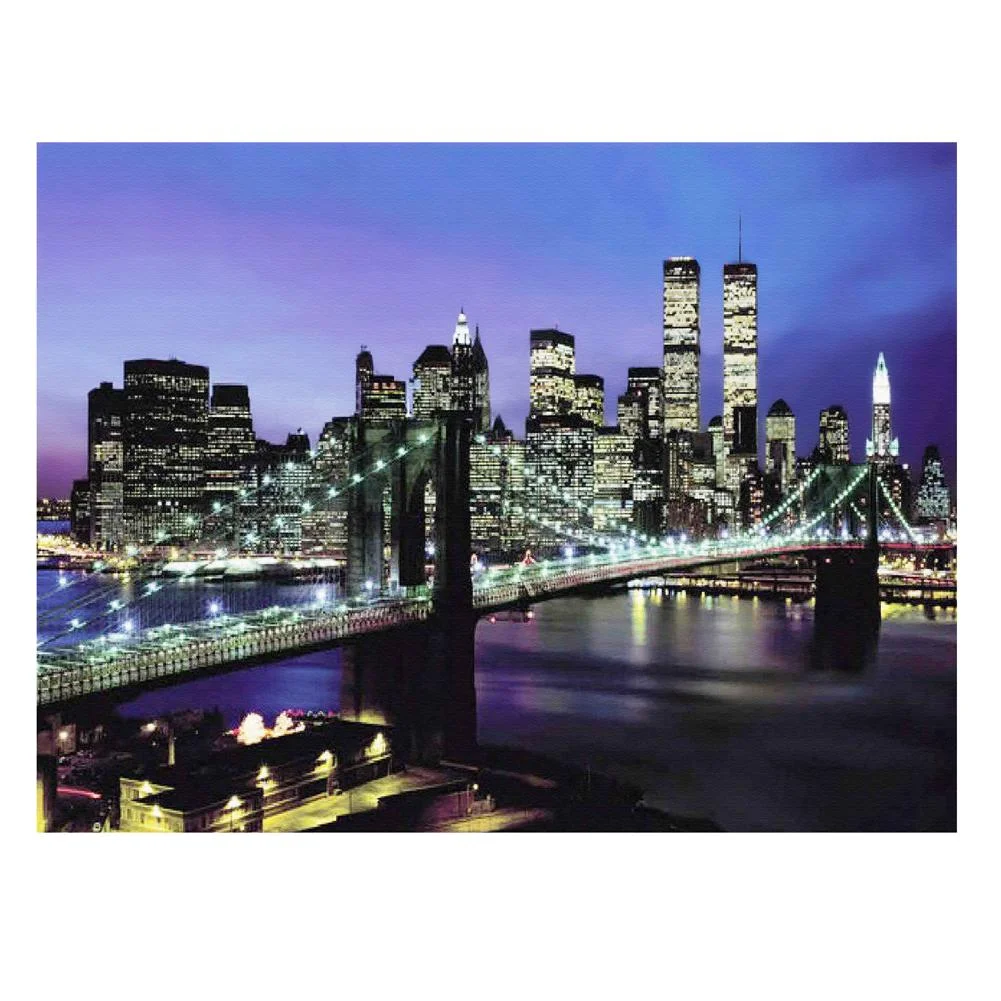 Partial Round Diamond Painting City Night