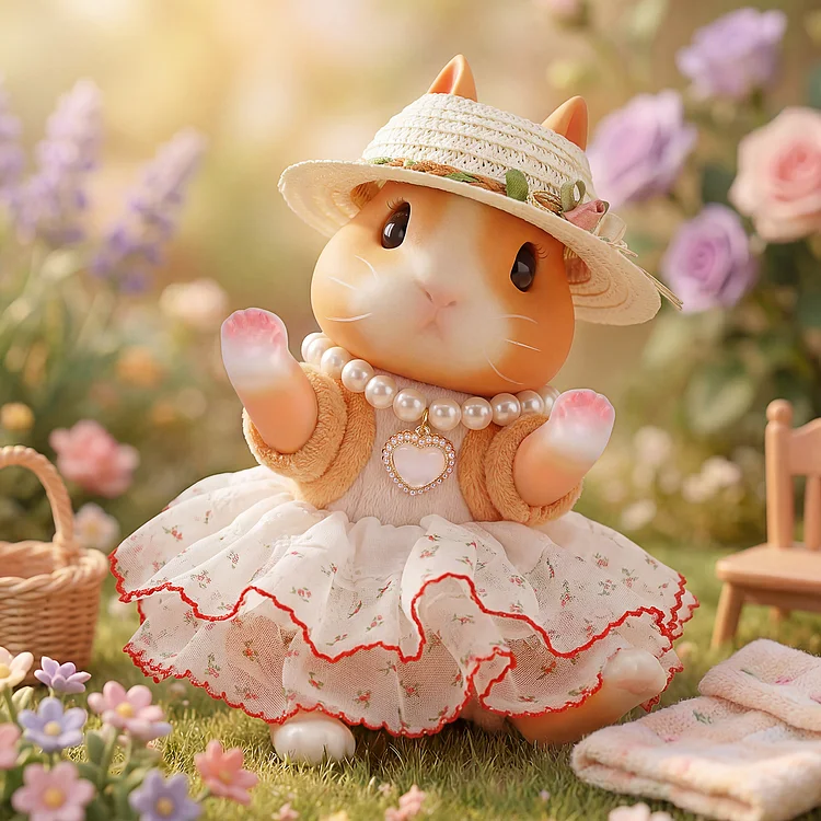 [Pre-Order] Babeside 8''  Dress-Up Bunny Doll Set &ndash; Cute Interactive Plush Rabbit Gift for Kids