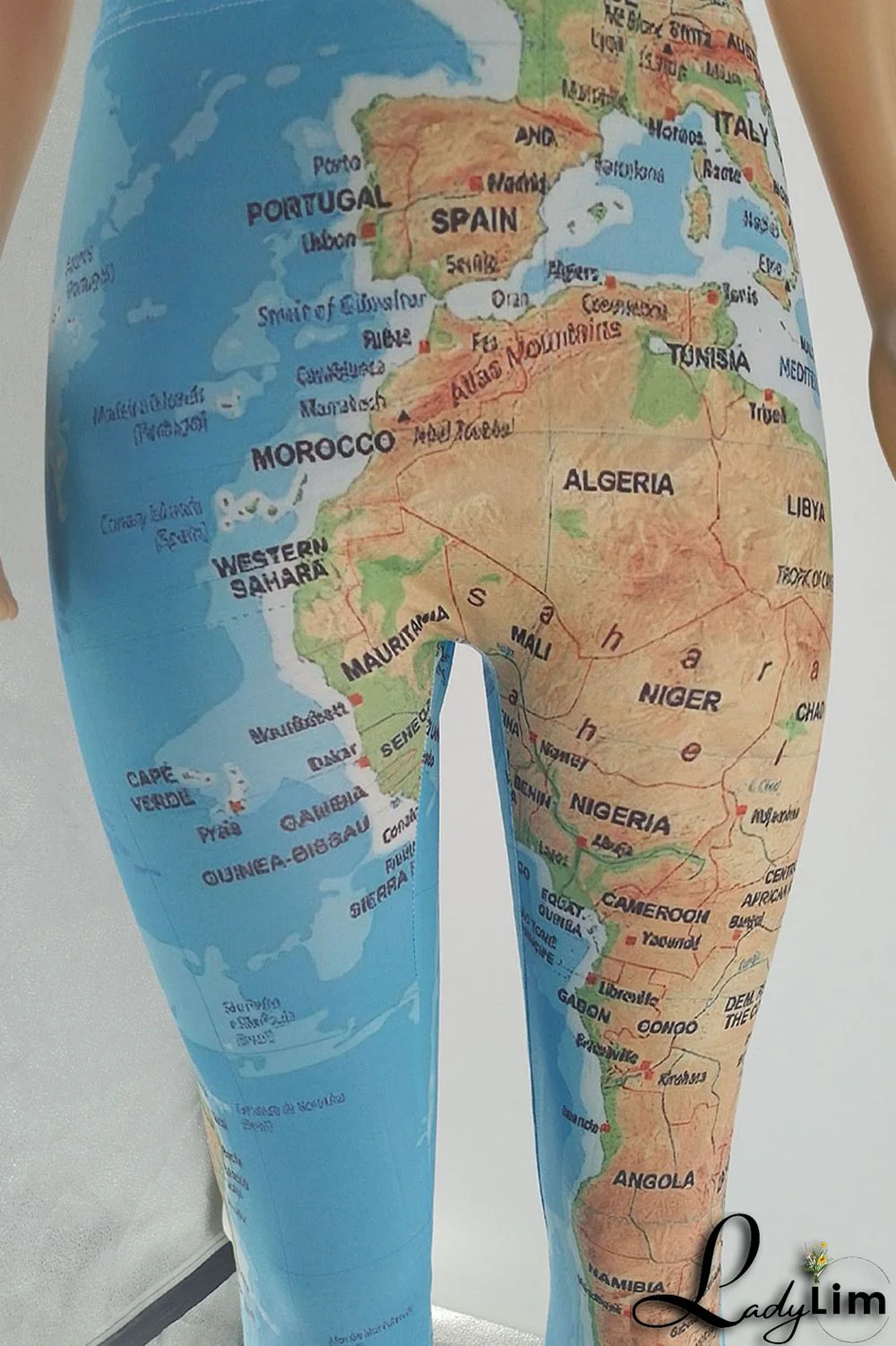 Purple Sexy Print Patchwork Spaghetti Strap Sleeveless Two Pieces