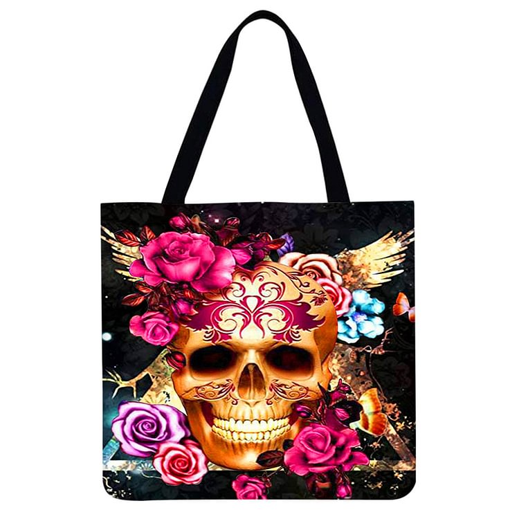 Skeleton - Linen Tote Bag