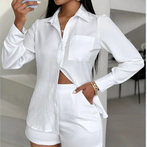 Wongn Wongn New Direct Wish Casual Shirt Top Shorts Suit