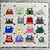 Funny Cats Quilt Sewing Pattern and Tutorial - DIGITAL PDF