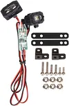 RC Car LED Lights Headlight Spotlight for 1/10 RC Crawler Car Axial SCX10 D90 Traxxas TRX4 TRX6 CC01 Redcat Gen8 Parts (2 Lights B with Switch)
