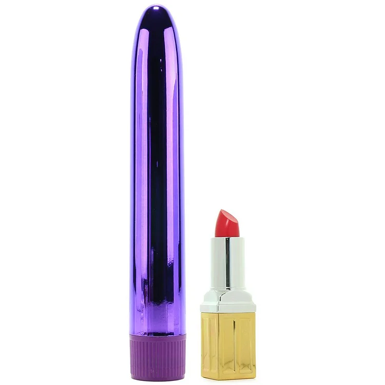 Pornhint Classix 7 Inch Slimline Rocket Vibe in Metallic Purple