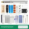 Electric engraving pen, glass and metal marking and engraving machine, jade seal, rechargeable mini carving pen, nut carving tool