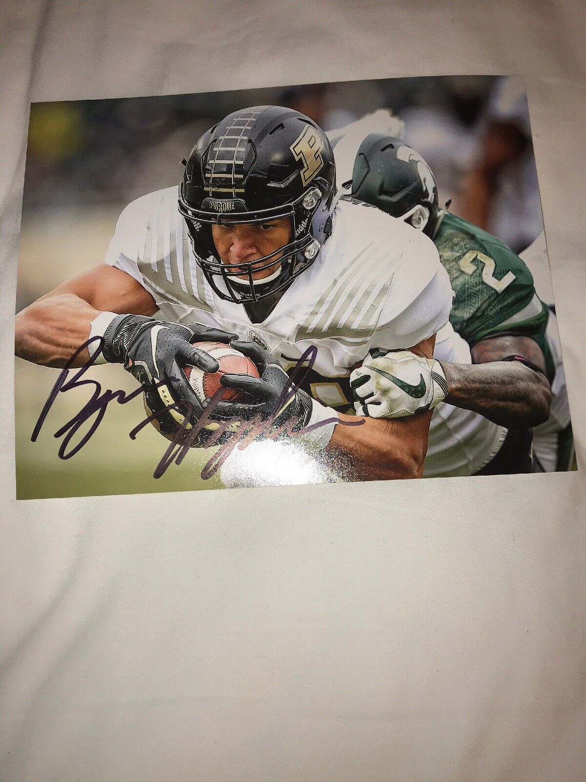 Brycen Hopkins Purdue Boilermakers signed autographed 8x10 football Photo Poster painting