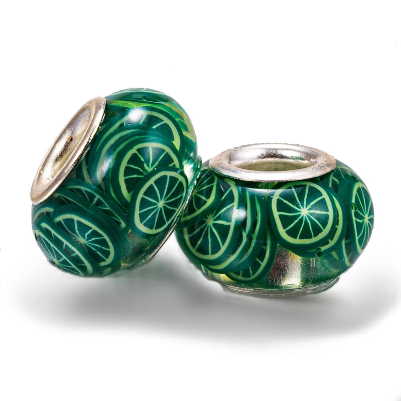 10 PCS/Package Arylic Color Block Beads