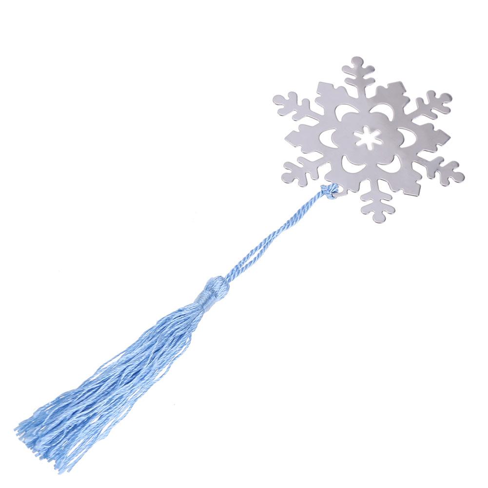 

Metal Snowflake Bookmark Page Maker Pendant Wedding Birthday Gift with Box, 501 Original