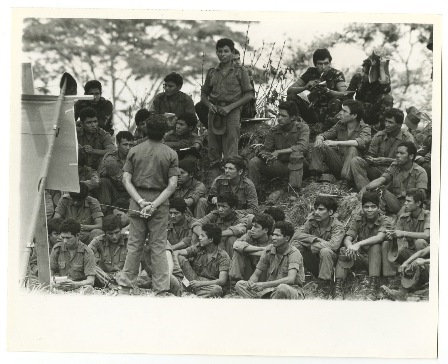 El Salvadorian History - Military Training, Honduras - Vintage 8x10 Photo Poster paintinggraph