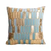 Golden Embroidery Velvet Home Living Creative Cushion Pillow Cover