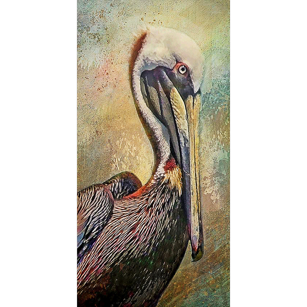 

Brown Pelican - Round Drill Diamond Painting - 45*85CM (Big Size), 501 Original