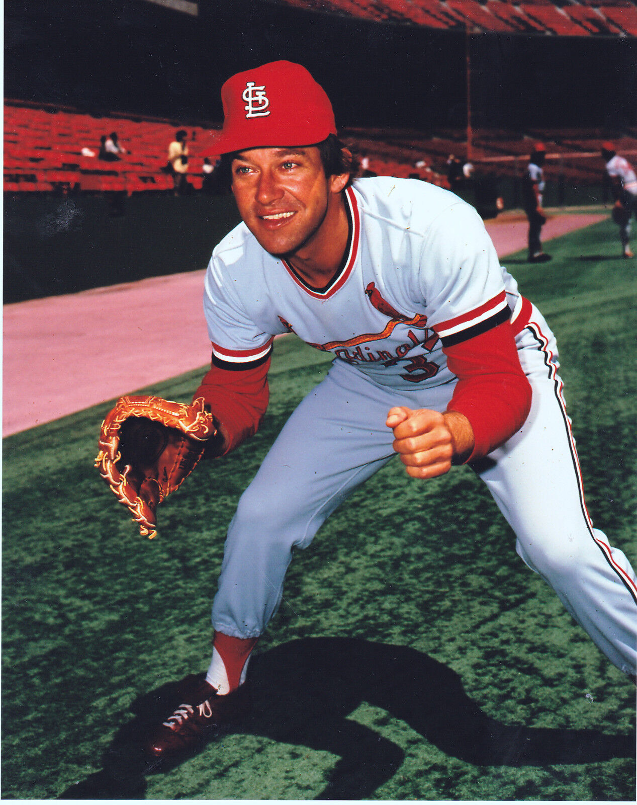 RAY SADECKI ST. LOUIS CARDINALS VINTAGE COLOR 8x10