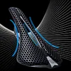 3D Printed Breathable Shock Absorption Hollow Bike Saddle for Road Bike (Nylon)