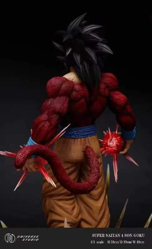 Super Saiyan 4 Son Goku Resin Bear Studio Statue Dragon Ball 31cm