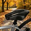 Carbon 3D Printed Bike Saddle Lightweight Short Nose Racing Bicycle Seat Shockproof Ultralight Road MTB Cycling Cushion Cycling Accessories