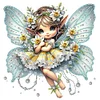 Daffodil Fairy Girl - Crystal Rhinestone Diamond Painting