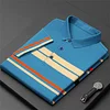 Horizontal Striped Polo Shirt