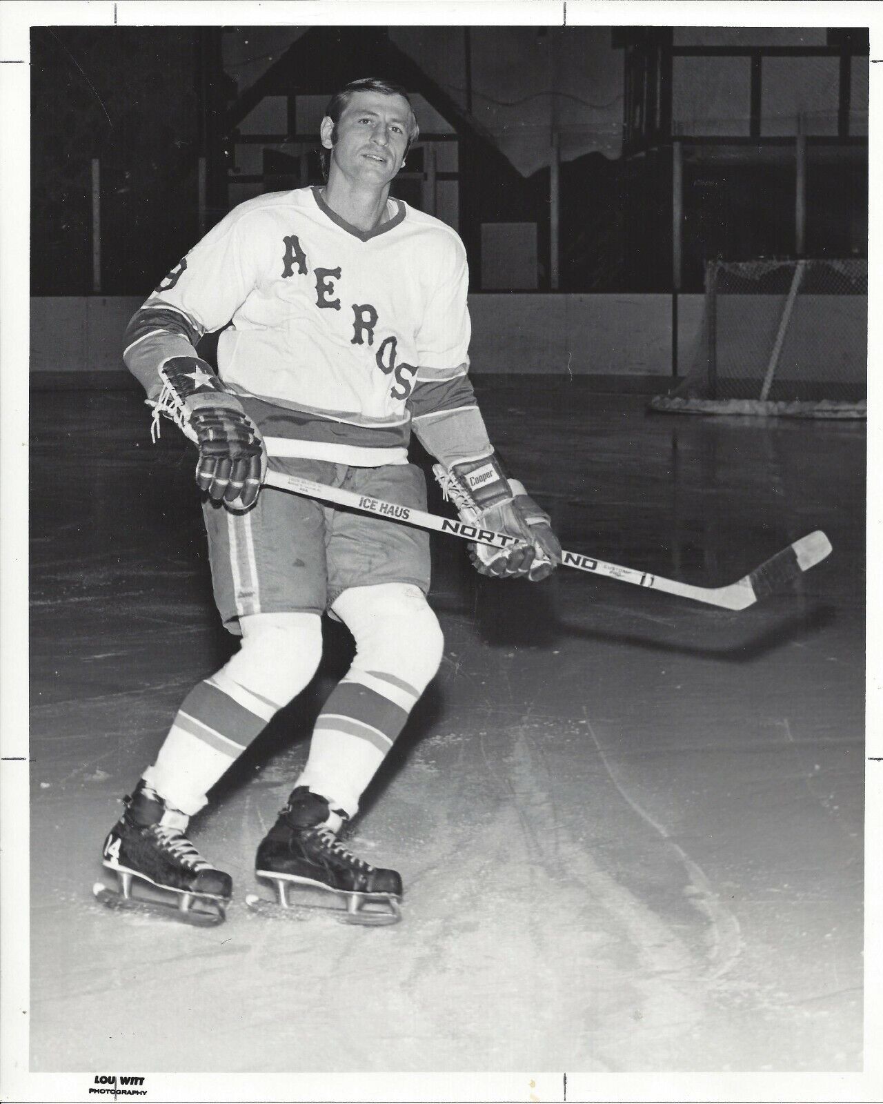 Ted Taylor Original Press Photo Poster painting Houston Aeros Rare WittB411