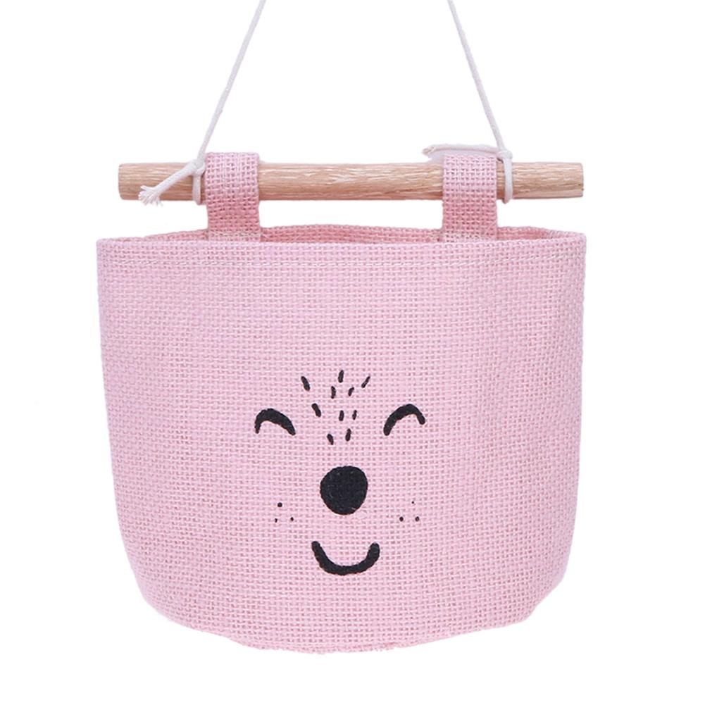 

One Layer Pocket Canvas Storage Bag, 粉色, 501 Original