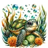Sea Turtle - Full Round Drill Diamond Painting