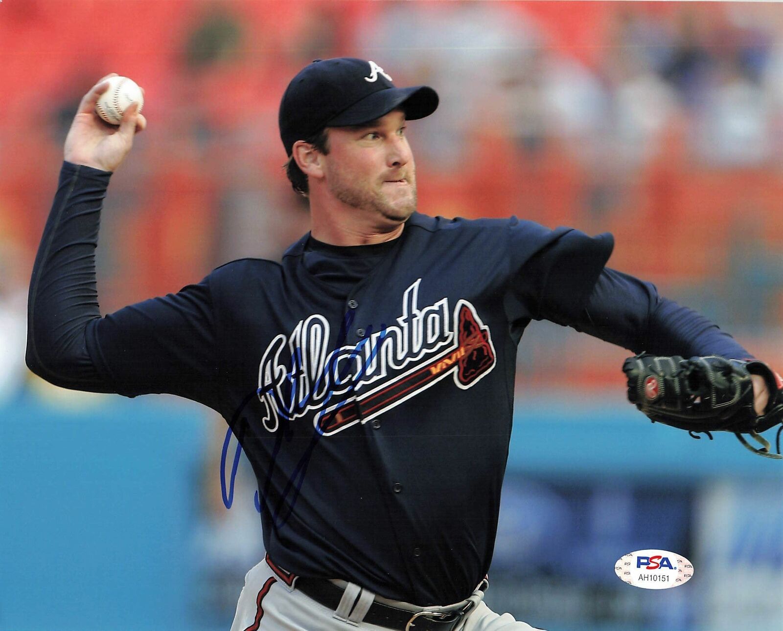 Derek Lowe signed 8x10 Photo Poster painting PSA/DNA Atlanta Braves Autographed