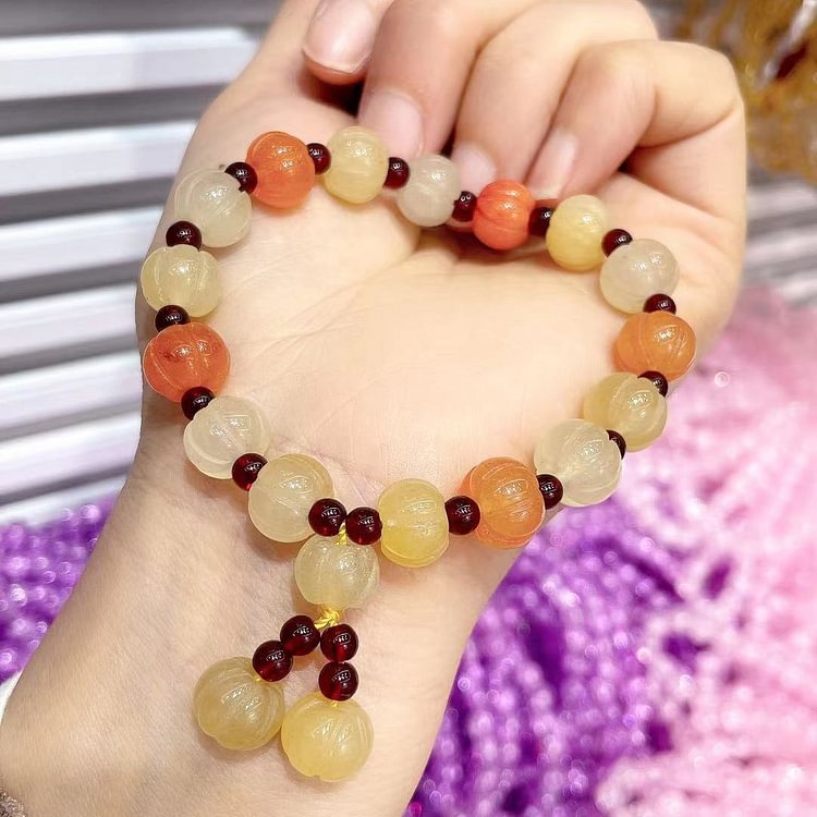 Pumpkin Flower Jade Bracelet KERENTILA