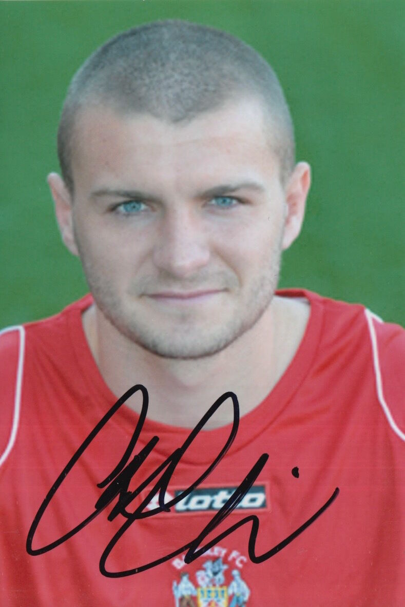 BARNSLEY HAND SIGNED CARL DICKINSON 6X4 Photo Poster painting.