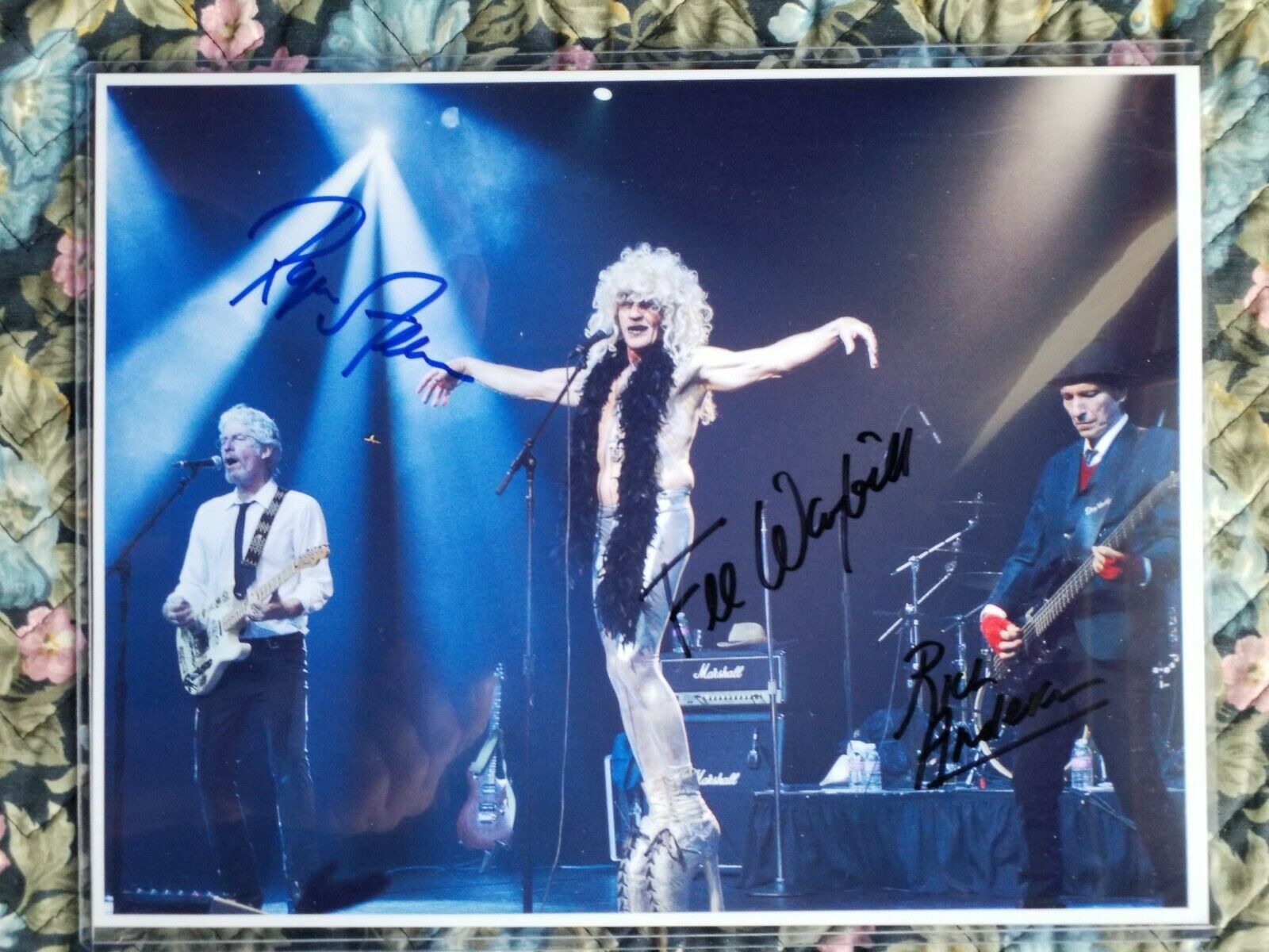 THE TUBES Fee Waybill, Roger and Rich Authentic Autographed 8.5x11 Photo Poster painting Signed