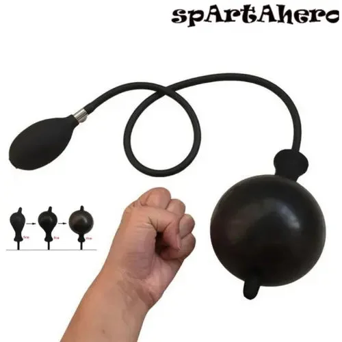 pornhint Pornhint Oversized Silicone Anal Plug Inflate Butt Expandable Dilator Pump Dildo Sex Toys