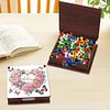 Herzf&ouml;rmige Blume aus Holz - 5d DIY Handwerk Memo Box