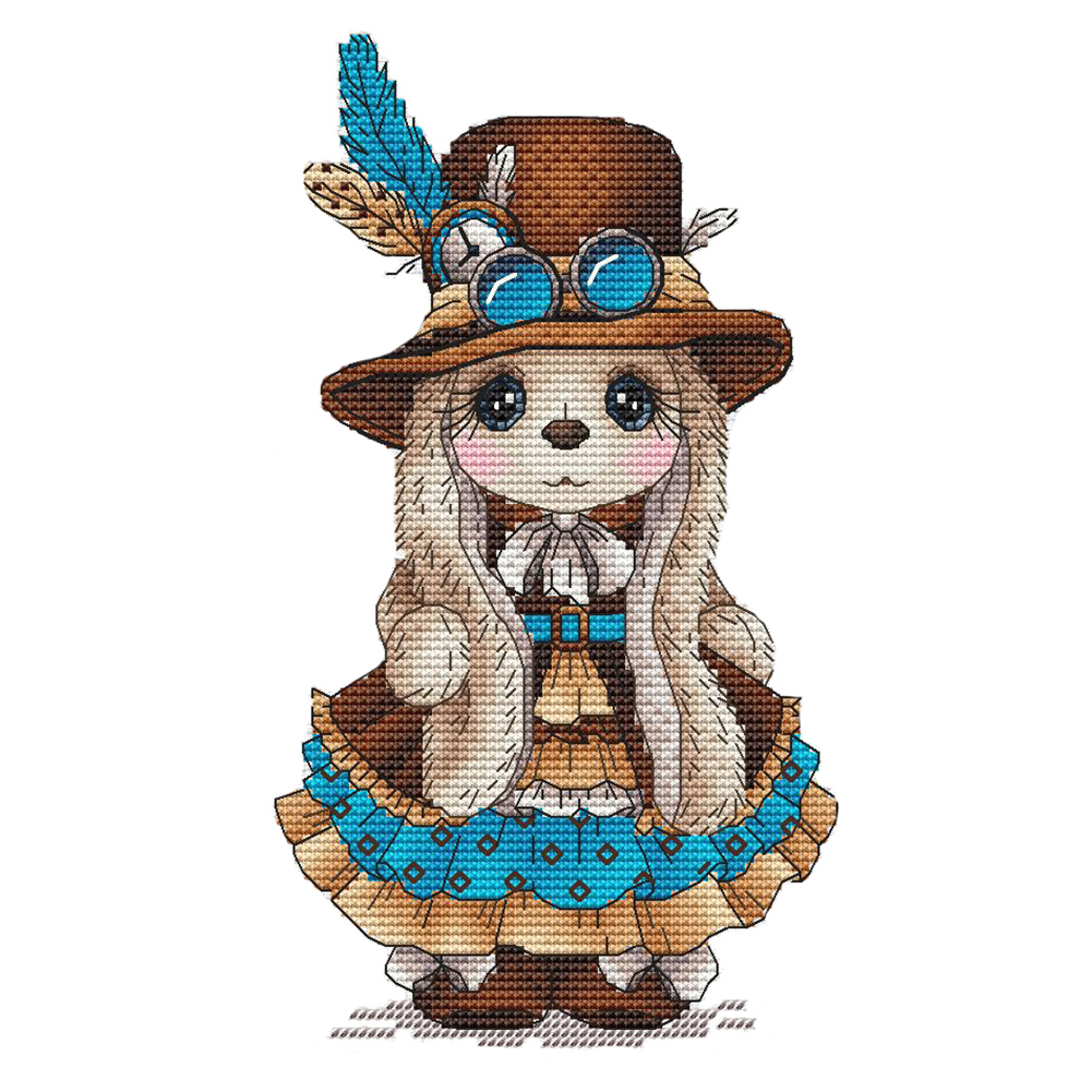 

Cute Bunny - 11CT Stamped Cross Stitch - 30*40CM, 501 Original