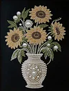 Diamond Painting-DIY Special Shaped Drill Pearl Painting Sunflower Bouquet(35x45cm)