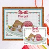 Bear Baby-14CT Counted Cross Stitch 25*20cm(Brand)