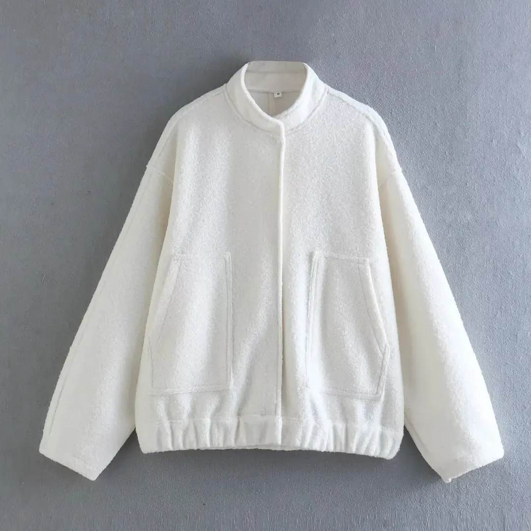 Nigikala Nigikala New 15 Color Loose Casual Jacket Street Y2K Collar Dark Buckle Coat Female B88420