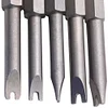 5pcs 50mm U4-U8 S2 Alloy Steel Magnetic U Shaped Electric Screwdriver Bits