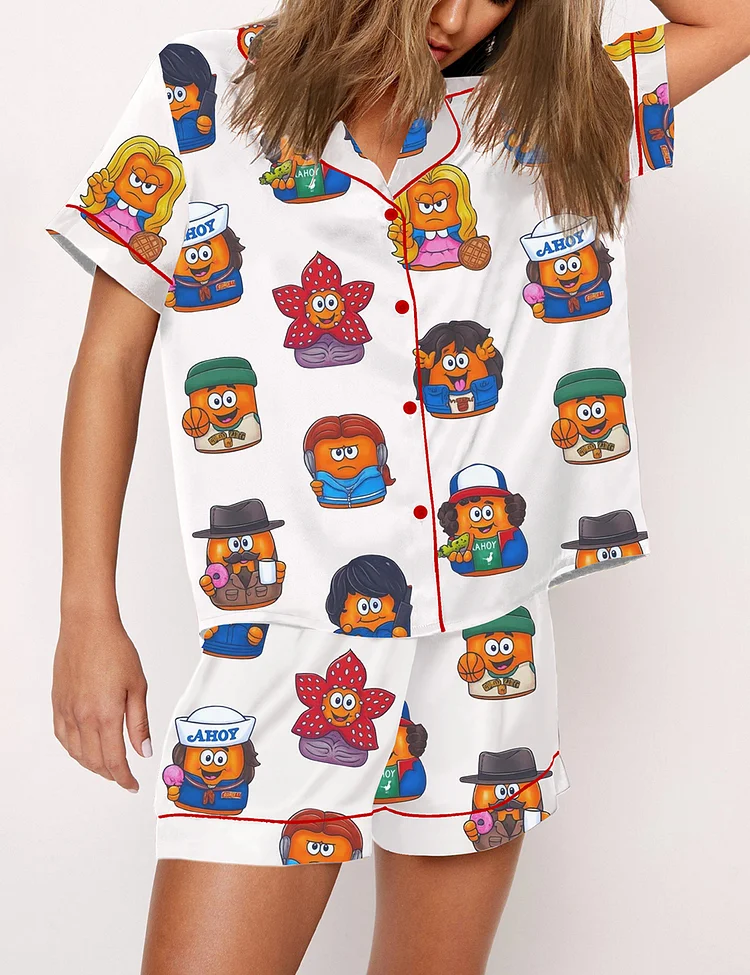 Women's Stranger Things McNugget Pajama Set