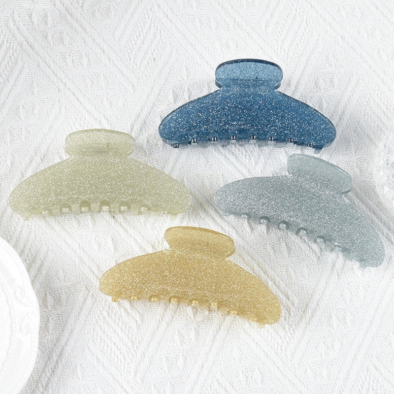 Women’s Casual Minimalist Solid Color Arylic Stoving Varnish Hair Claws