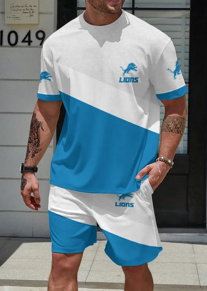 Detroit Lions Limited Edition Men's T-Shirt & Short Set