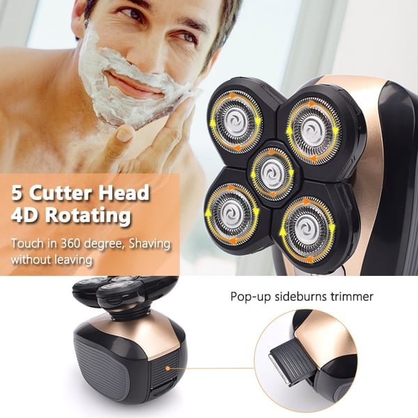 (🎄Last day 59% OFF💝) 5 In 1 Multifunctional 4D Electric Shaver