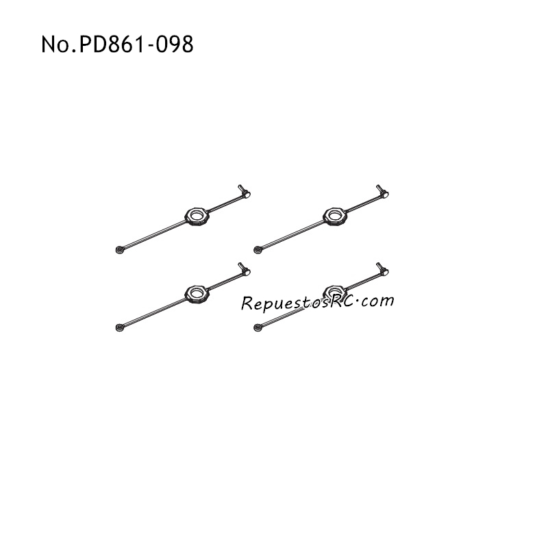 PD RACING TK10 Piezas para Coches RC Retenedor del Clip del Cuerpo PD861-098