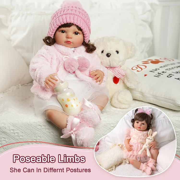 [90Days Lowest Price]Babeside Ama 20" Reborn Baby Quiet Older Girl Healing of the Heart