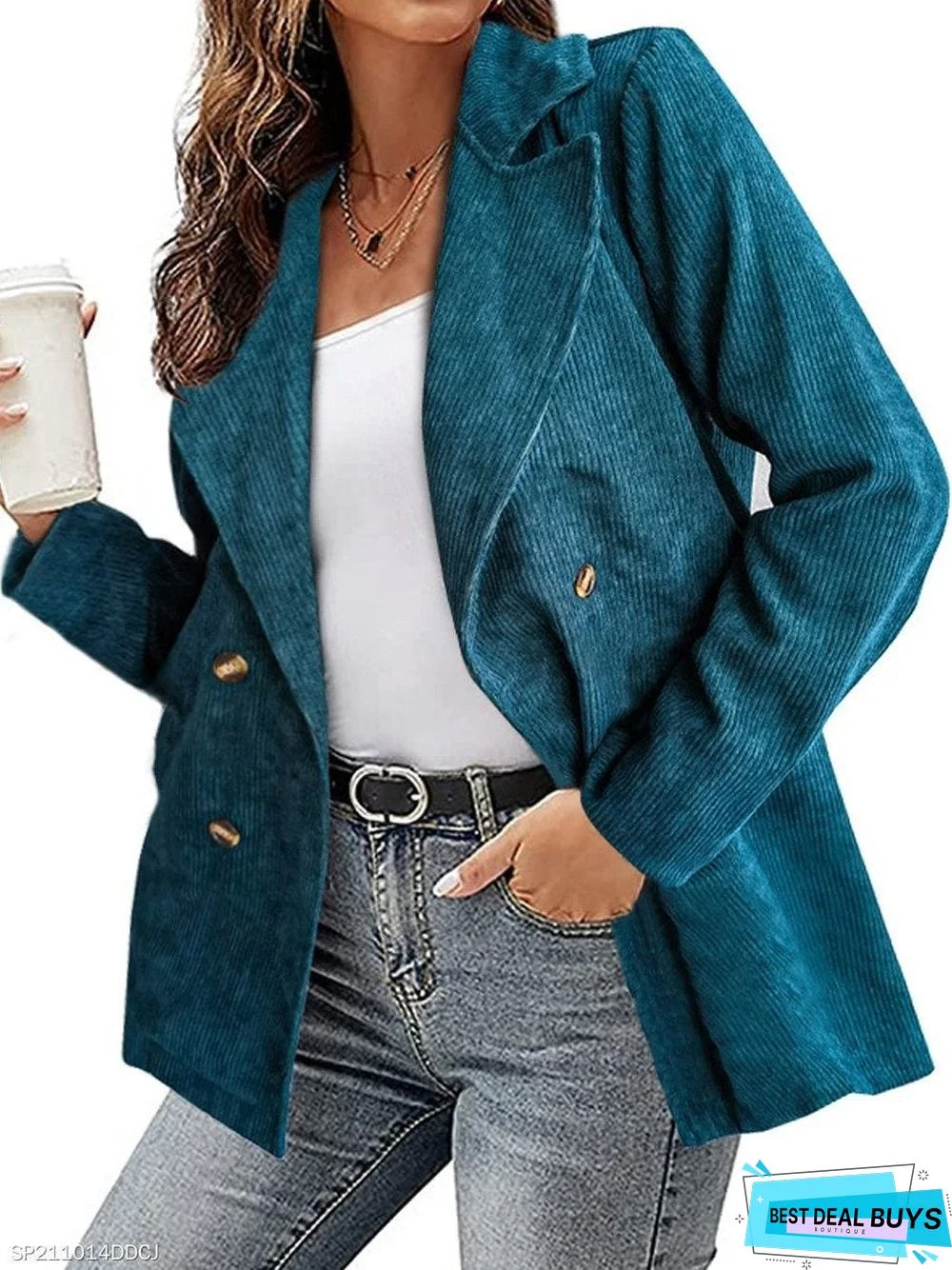 Hot Models Solid Color Jacket Blazers