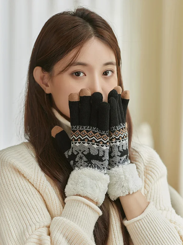 Outdoor Knitted Gloves