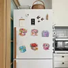 6Pcs Geschenk - 5d DIY Handwerk Aufkleber Magnet