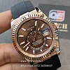 Rolex Sky-Dweller m336235-0002 Rose Gold Chocolate Dial Oysterflex Bracelet Super Clone