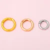 Metallic Spring Circle Buckles DIY Fashion Accessories