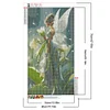 Elfenmädchen - runder Bohrer Diamantmalerei - 40*70cm (große Größe)