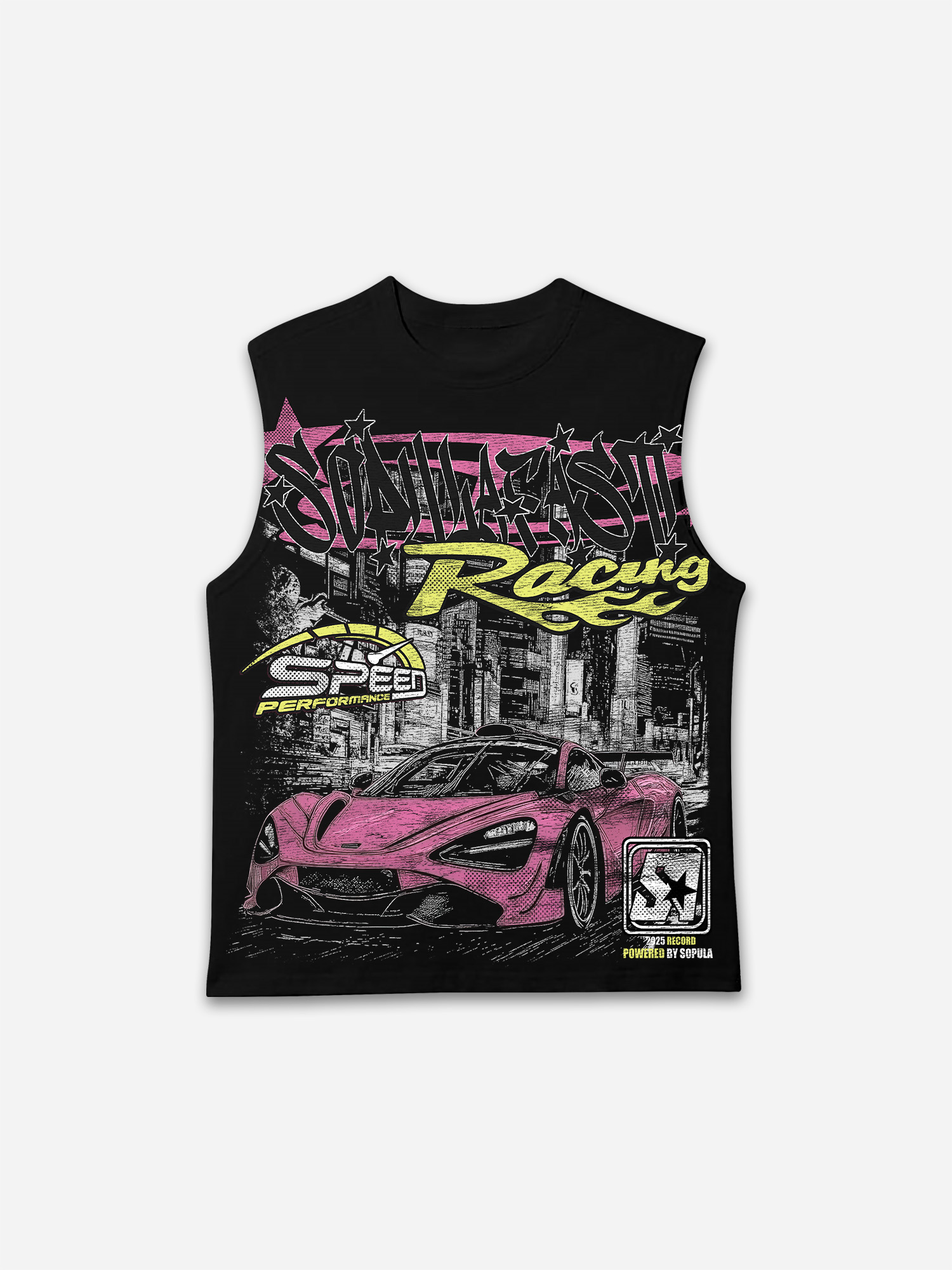 Y2k Fast Racing Make Vintage Graphic Tank Top